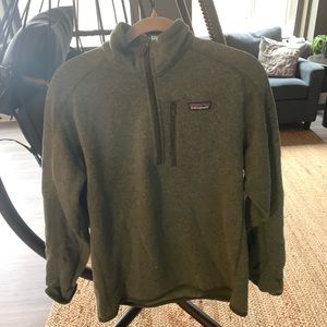 Men’s Patagonia Turquoise Quarter-zip, Size M